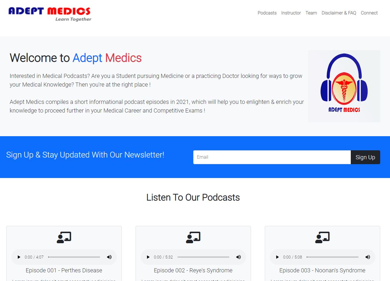 Adept Medics - Medical Podcast